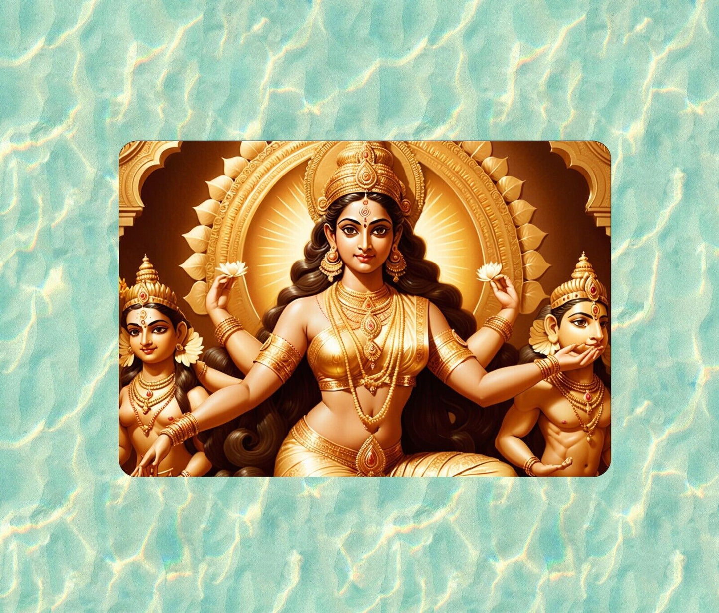 Hindu Goddess Lakshmi / Laxmi vinyl decal sticker - many sizes available