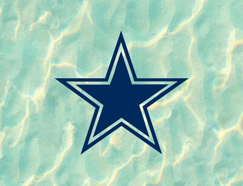 Cowboys Star vinyl waterproof sticker decal - several sizes available