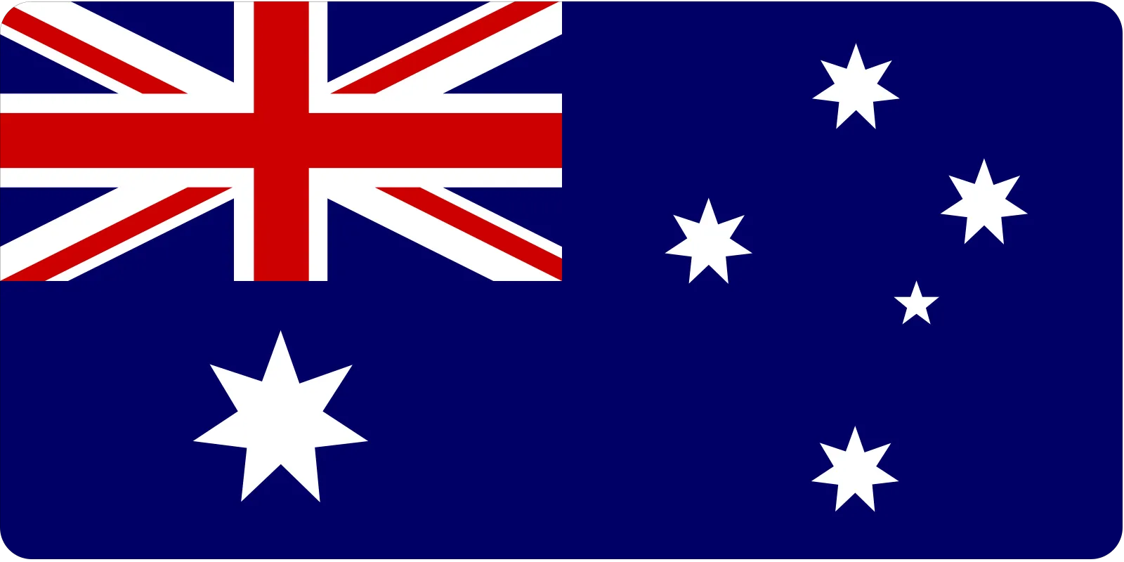 Australia Flag vinyl sticker decal - many sizes available