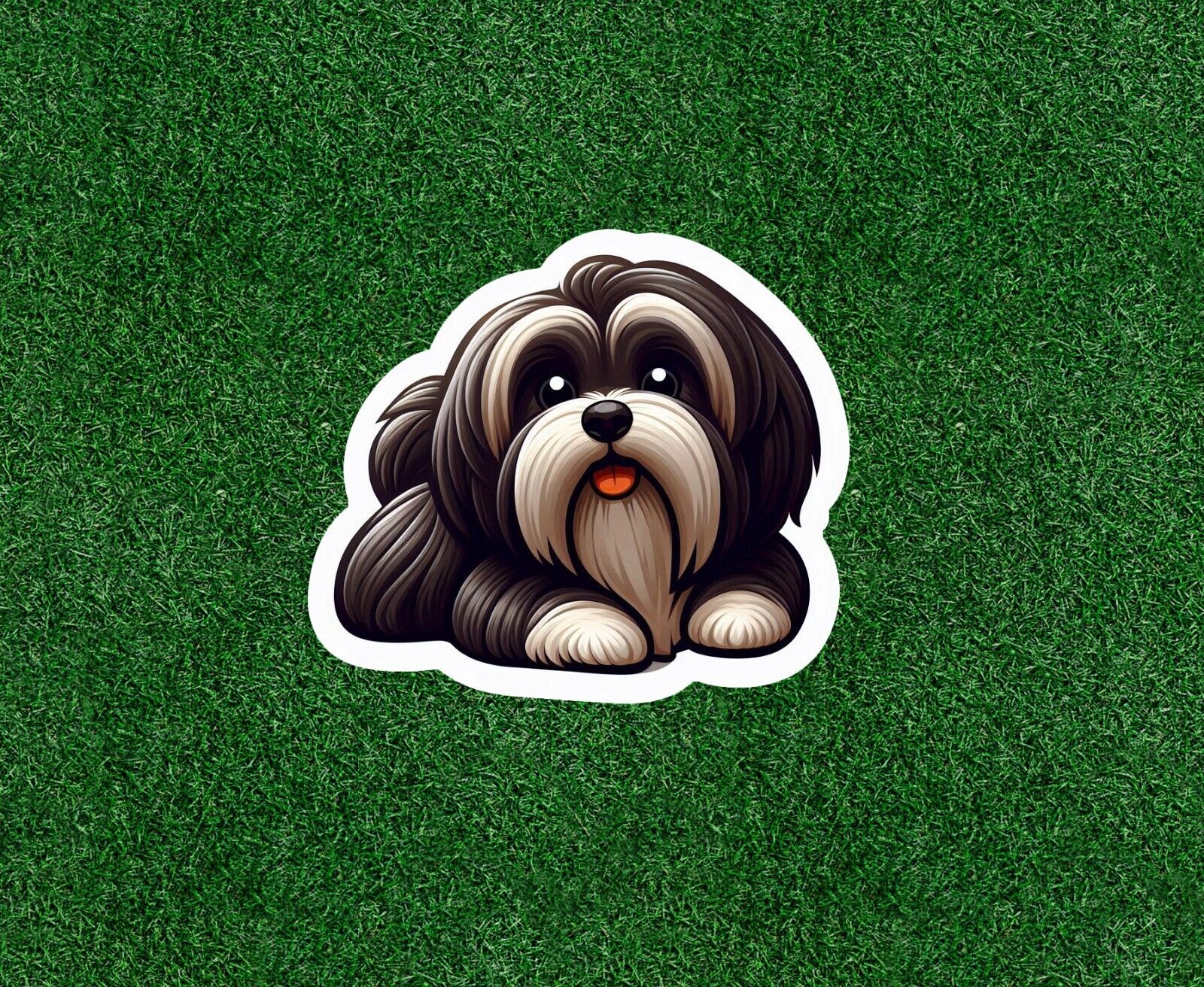 Havanese dog vinyl sticker decal - many sizes available