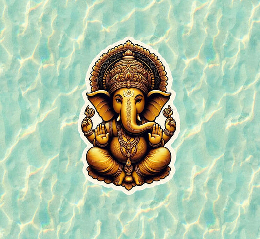 Hindu God Lord Ganesh / Ganesha vinyl decal sticker - many sizes available