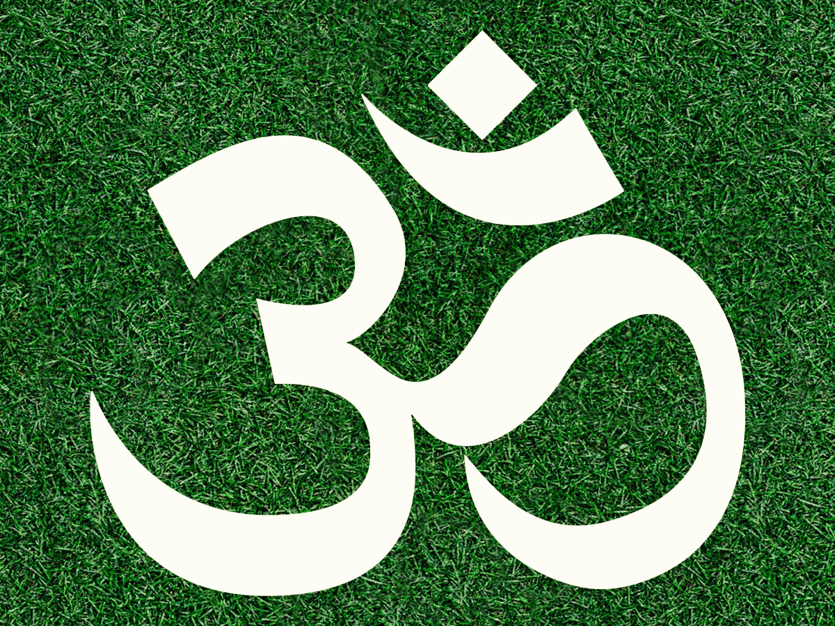 Om Indian prayer symbol vinyl sticker decal - many sizes / colors available