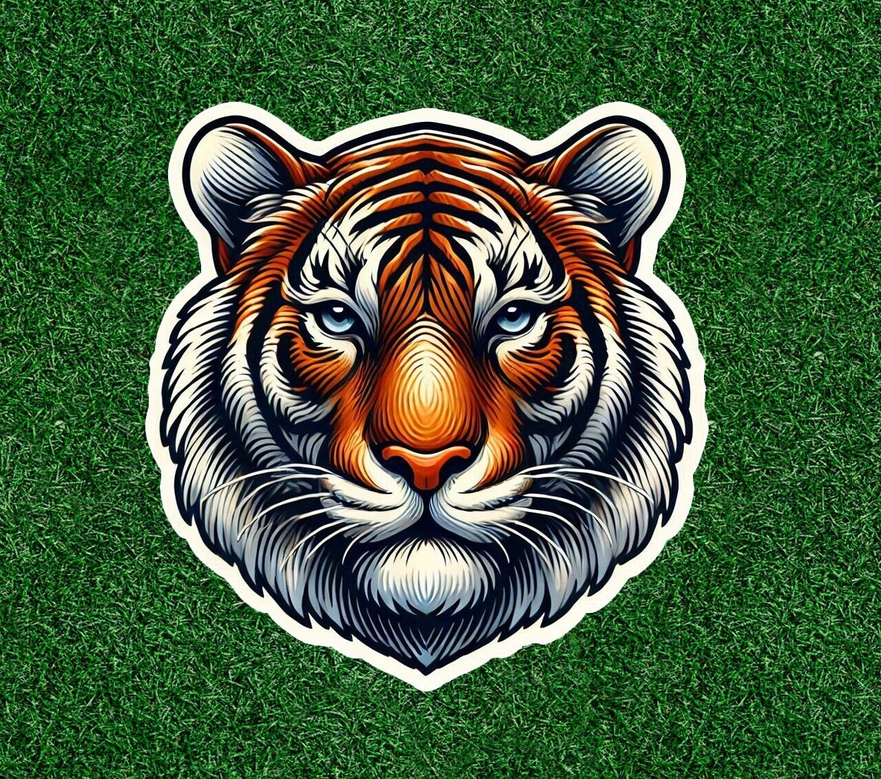 Beautiful Bengal tiger vinyl sticker decal - many sizes available