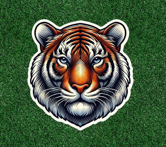 Beautiful Bengal tiger vinyl sticker decal - many sizes available