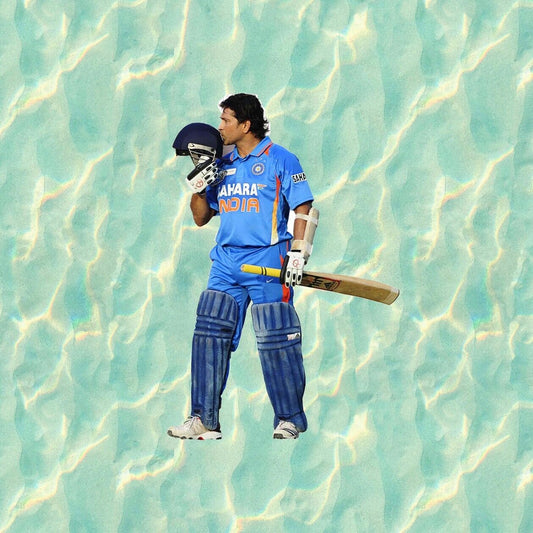 India Cricket star Sachin Tendulkar vinyl sticker decal - many sizes available