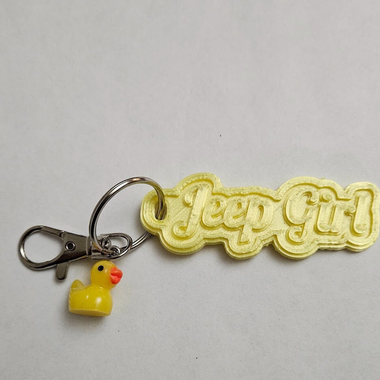 Jeeper girl keychain - perfect gift for offroading gals 