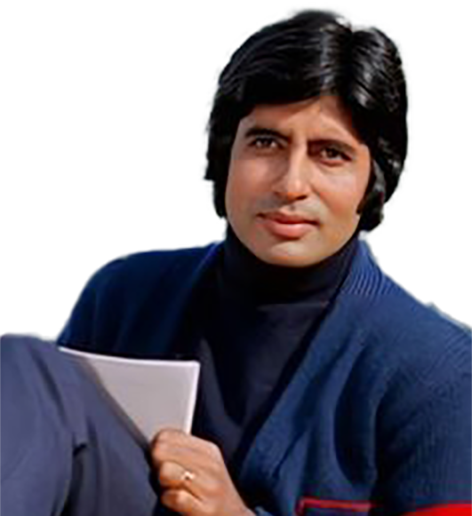 Bollywood Actor Amitabh Bachchan 1972 vinyl sticker decal - Many Sizes Available