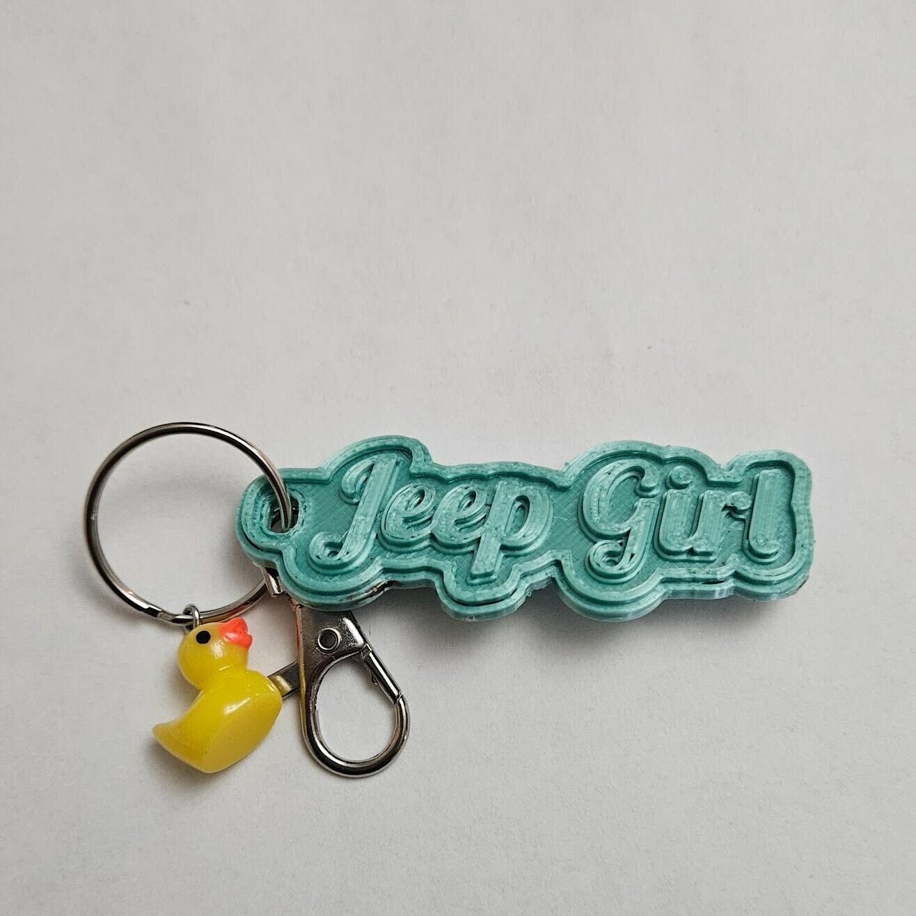 Jeeper girl keychain - perfect gift for offroading gals 