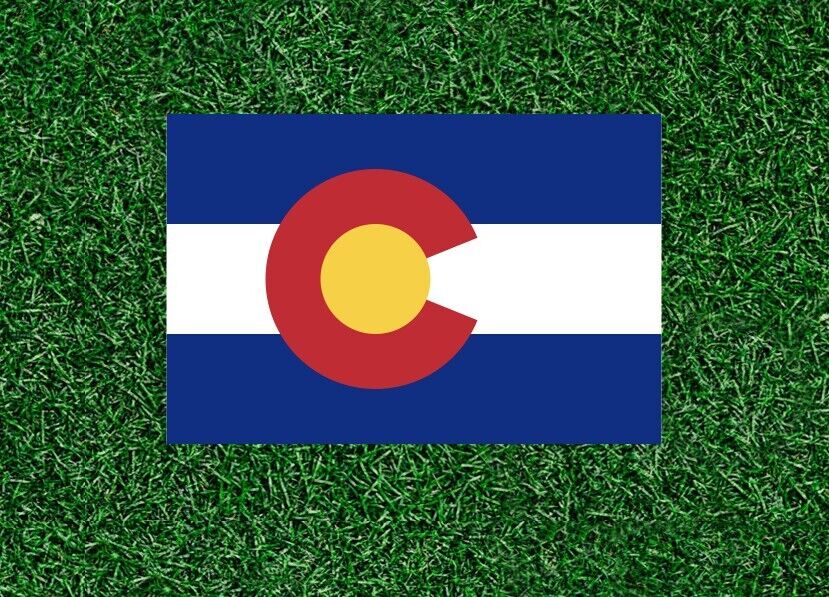 Colorado State Flag vinyl sticker decal - many sizes available