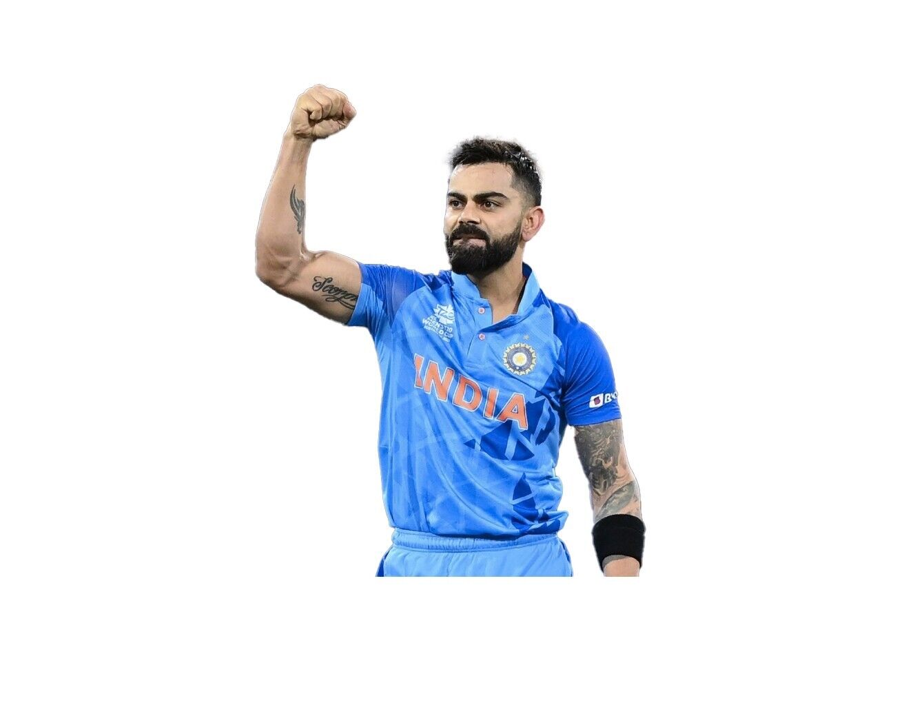 India Cricket star Virat Kohli vinyl sticker decal - many sizes available