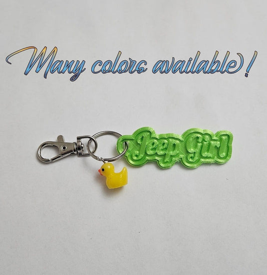 Jeeper girl keychain - perfect gift for offroading gals 