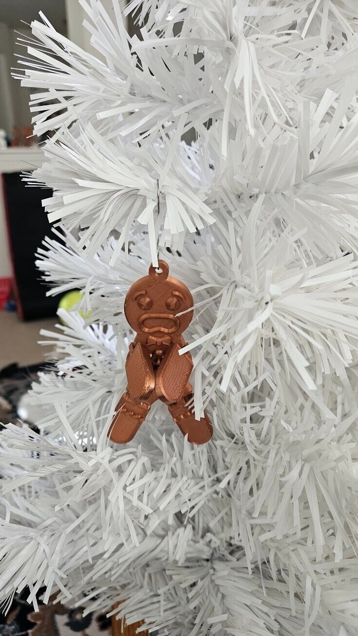 Dancing gingerbread man Christmas ornament - must have for all trees!