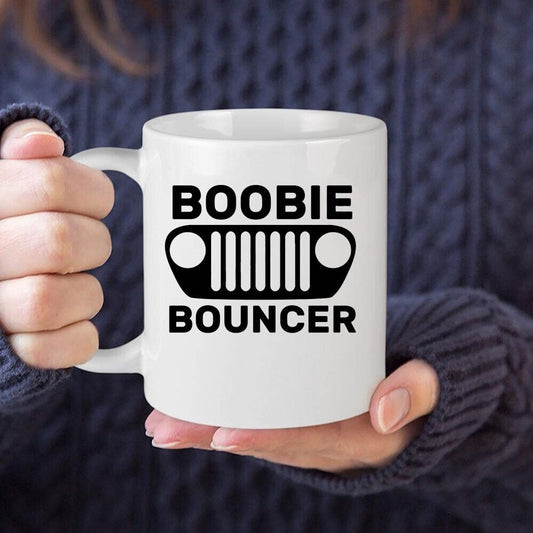 Boobie Bouncer ceramic mug - 15 oz size 