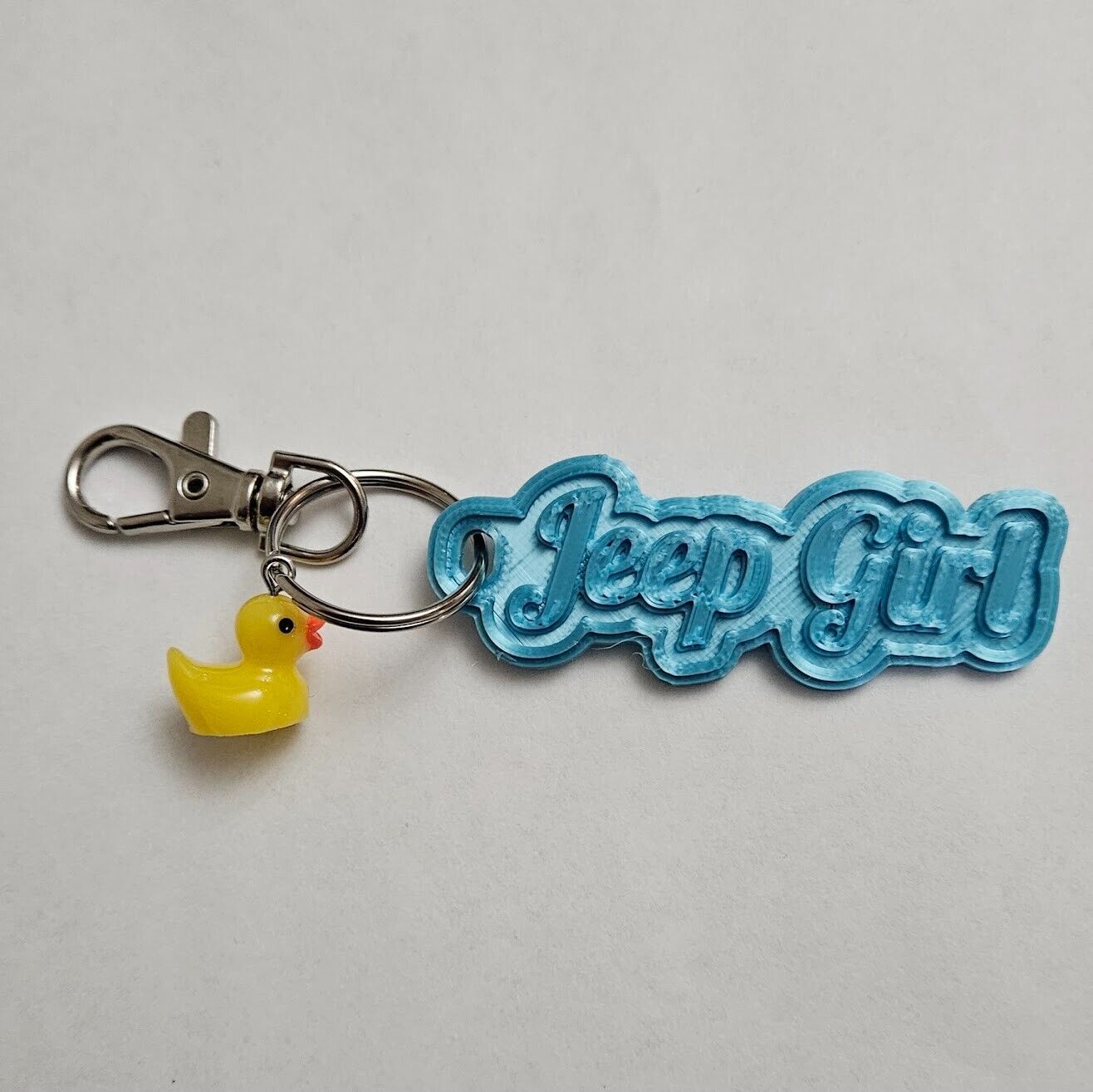 Jeeper girl keychain - perfect gift for offroading gals 