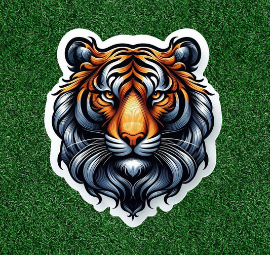 Beautiful Bengal tiger vinyl sticker decal - many sizes available