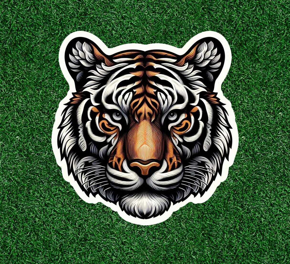 Beautiful Bengal tiger vinyl sticker decal - many sizes available