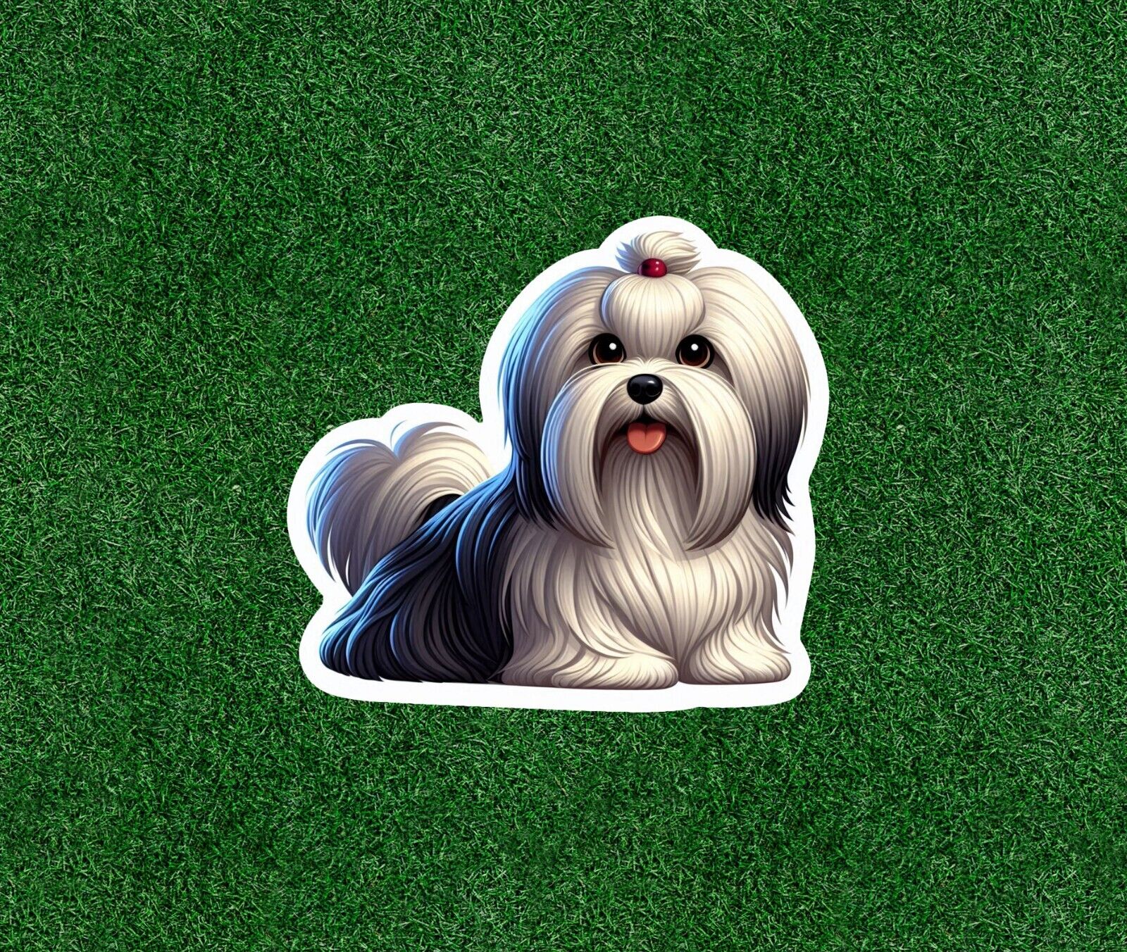 Havanese dog vinyl sticker decal - many sizes available