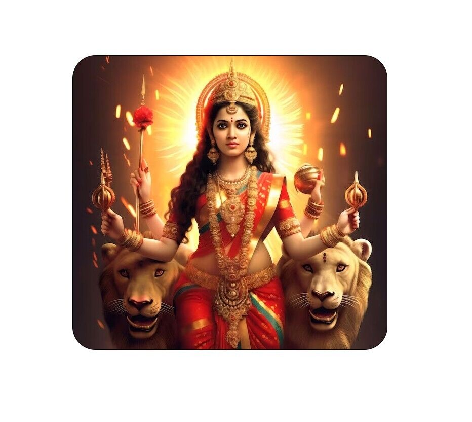 Hindu Goddess Durga vinyl decal sticker - many sizes available