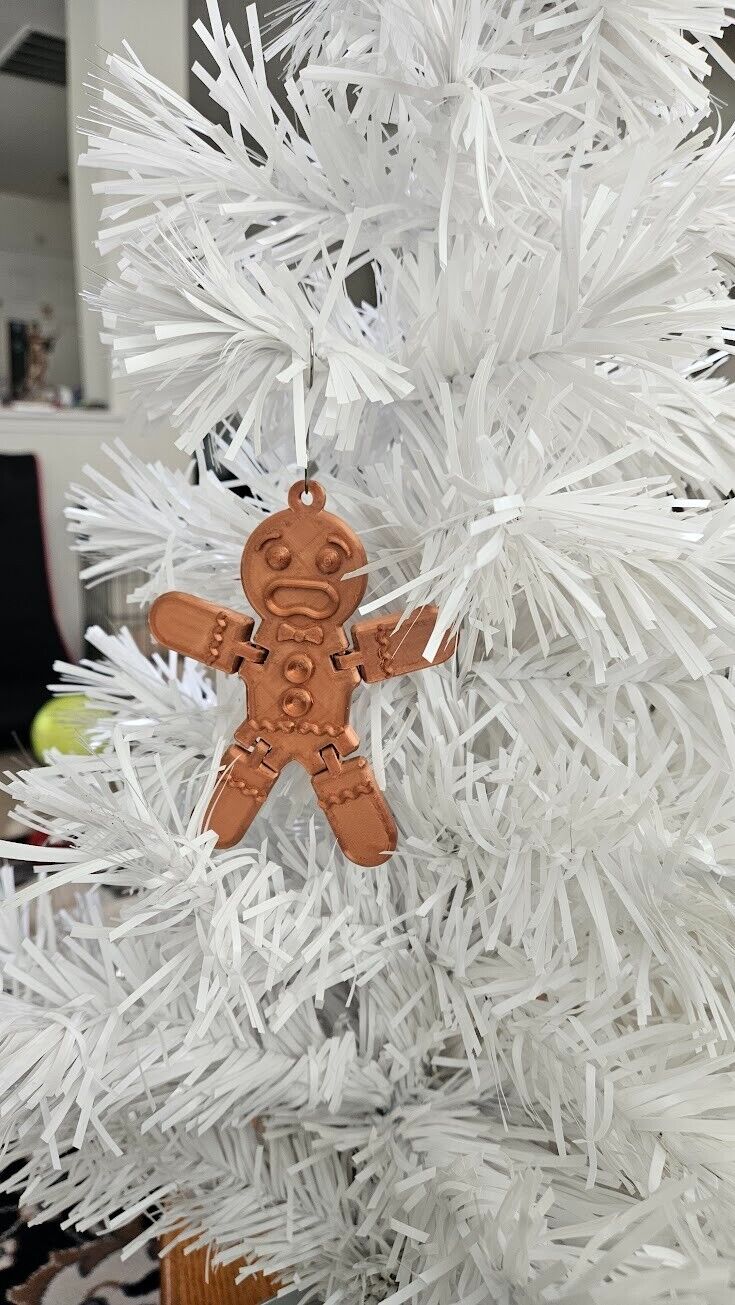 Dancing gingerbread man Christmas ornament - must have for all trees!