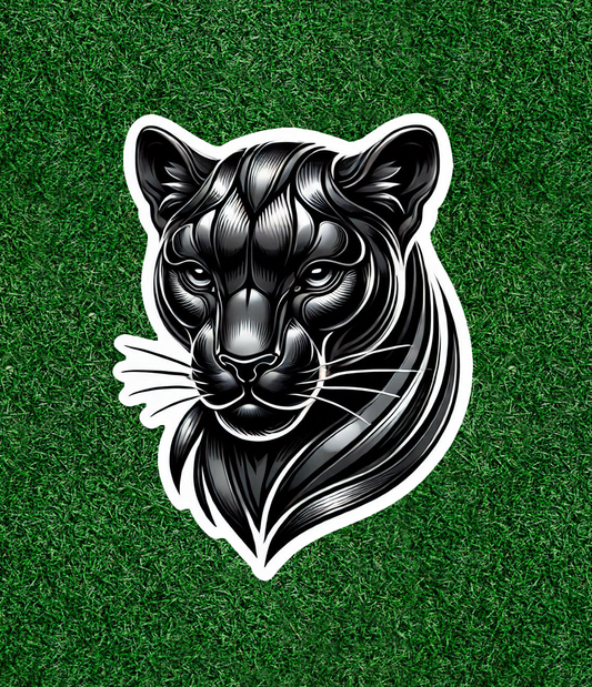 Beautiful Black Panther vinyl sticker decal - many sizes available