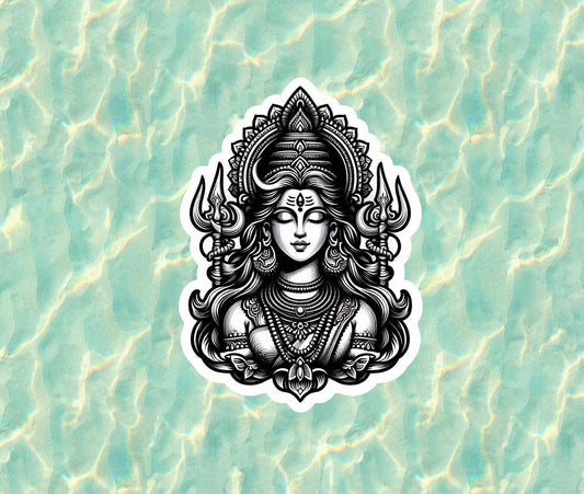 Hindu Goddess Shiva vinyl decal sticker - many sizes available