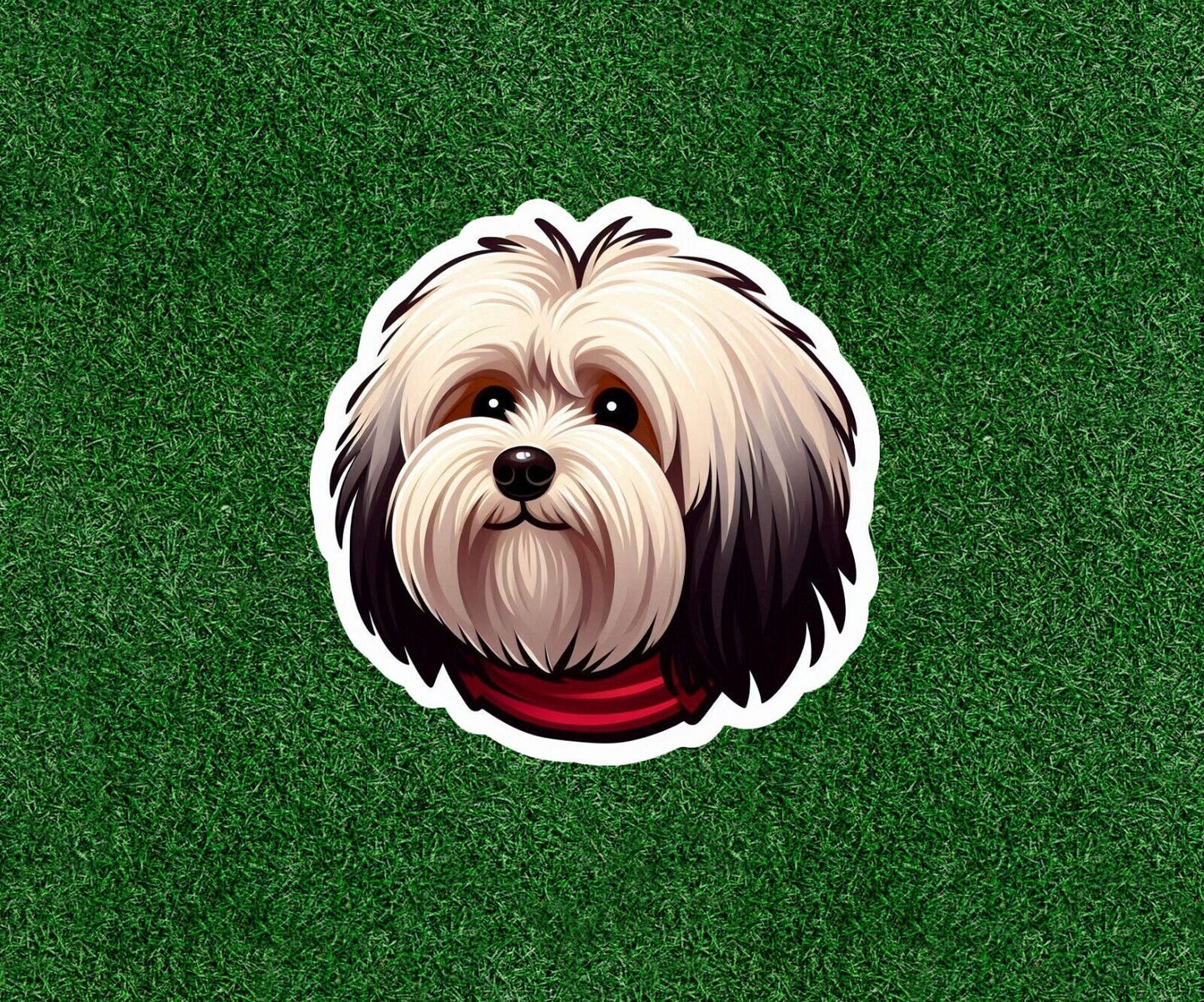 Havanese dog vinyl sticker decal - many sizes available