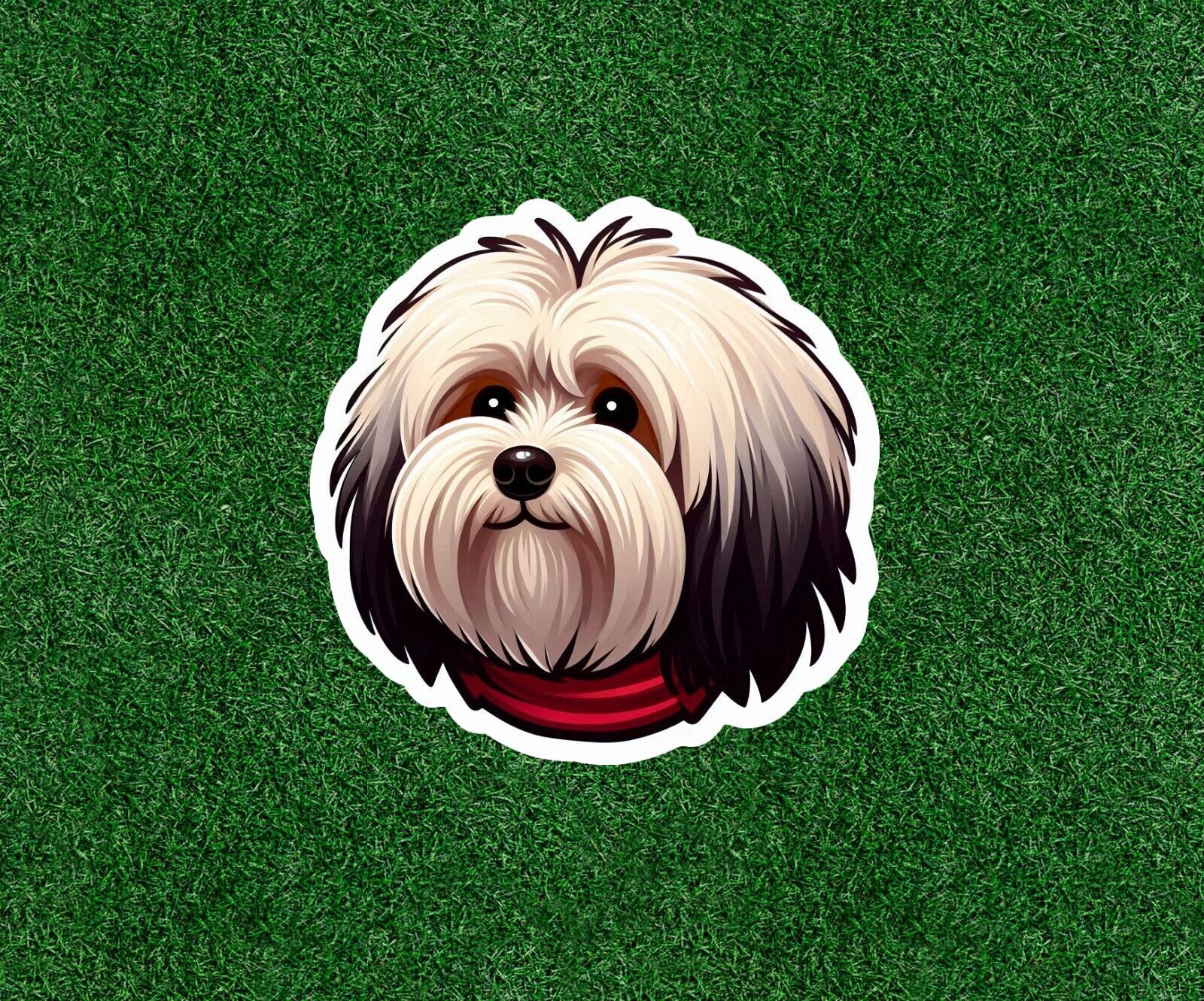 Havanese dog vinyl sticker decal - many sizes available