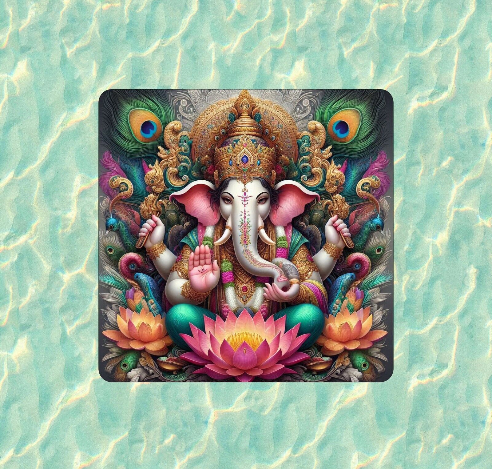 Hindu God Lord Ganesh / Ganesha vinyl decal sticker - many sizes available