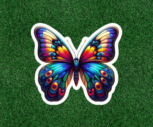 Beautiful Colorful Butterfly vinyl decal sticker decal - many sizes available