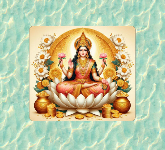 Hindu Goddess Lakshmi / Laxmi vinyl decal sticker - many sizes available