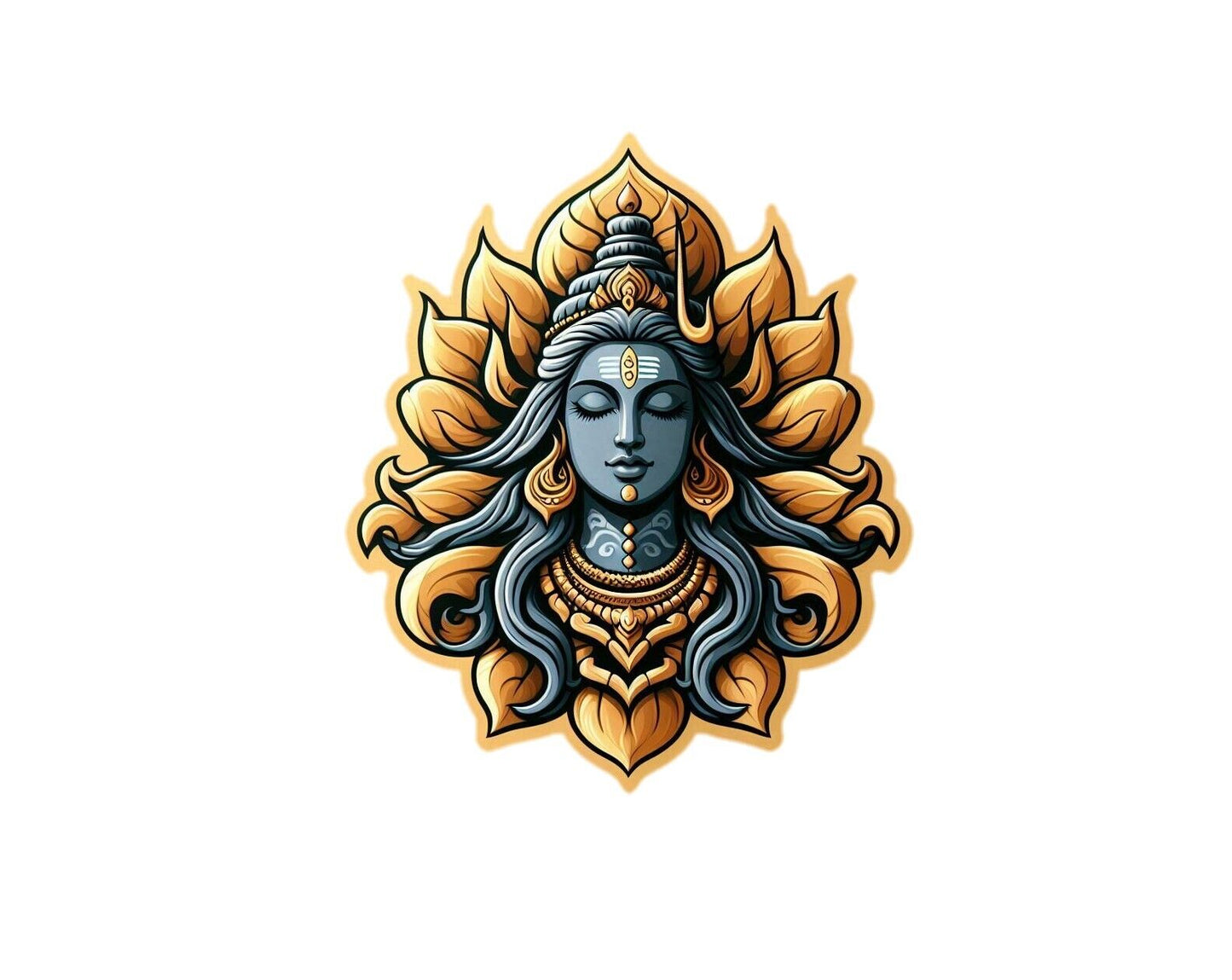 Hindu Goddess Shiva vinyl decal sticker - many sizes available