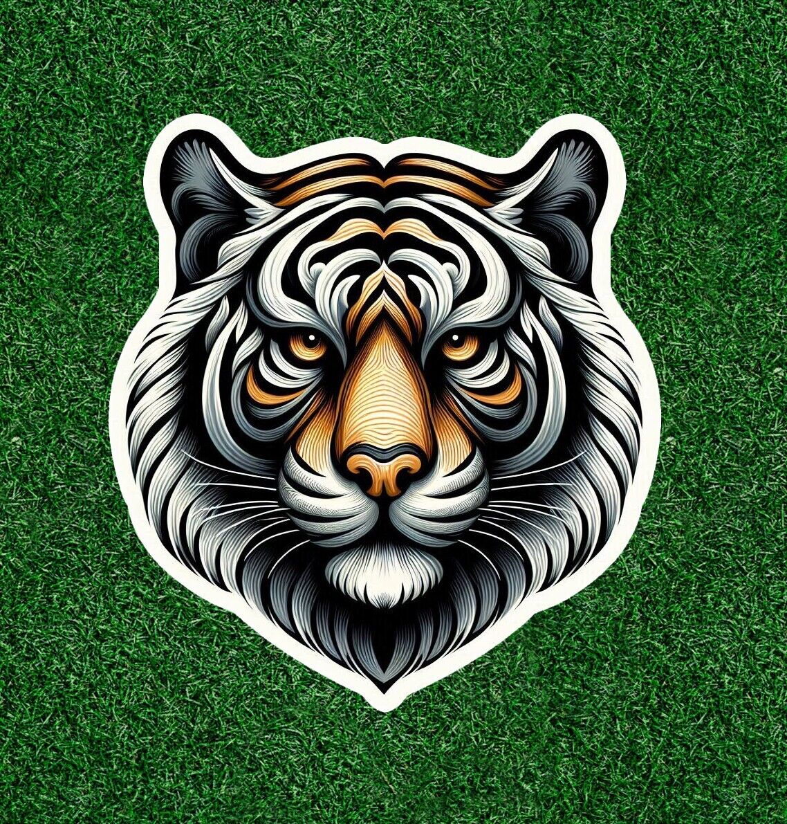 Beautiful Bengal tiger vinyl sticker decal - many sizes available