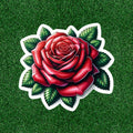 Beautiful red rose vinyl sticker decal - many sizes available