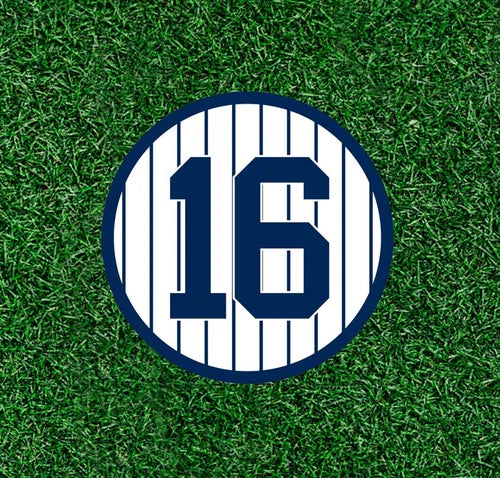 Yankees Whitey Ford #16 100% waterproof vinyl sticker decal - several sizes