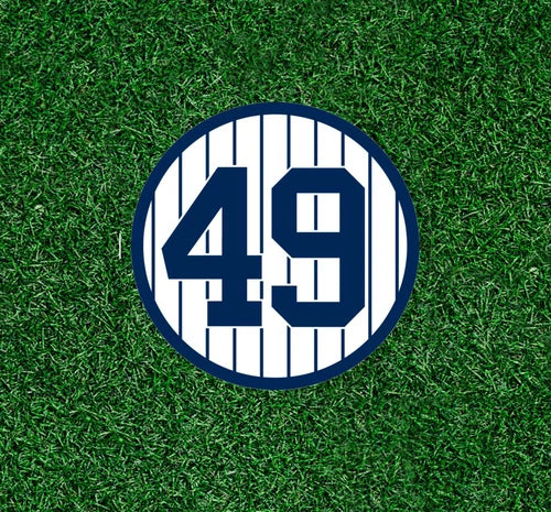 Yankees Ron Guidry #49 100% waterproof vinyl sticker decal - several sizes