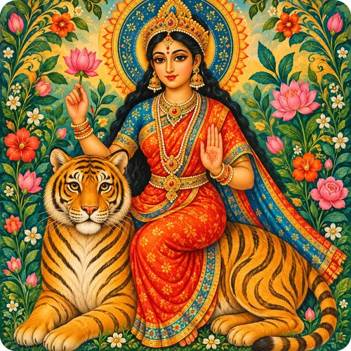 Hindu Goddess Shashthi 100% waterproof vinyl sticker decal - many sizes