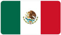 Mexico Flag 100% waterproof vinyl sticker decal - many sizes available