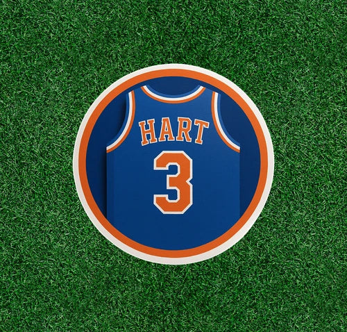 Knicks Josh Hart # 3 100% waterproof vinyl sticker decal - several sizes