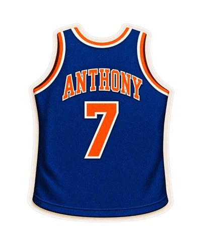 Knicks Carmelo Anthony #7 100% waterproof vinyl sticker decal - several sizes