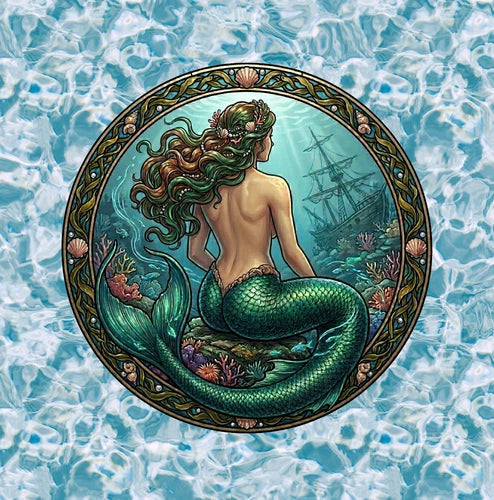 Beautiful Mermaid 100% waterproof vinyl sticker decal - many sizes available