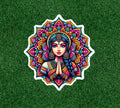 Namaste mandala Indian prayer design vinyl decal sticker - many sizes available