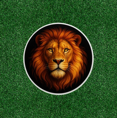 Beautiful Lion head 100% waterproof vinyl sticker decal - many sizes available