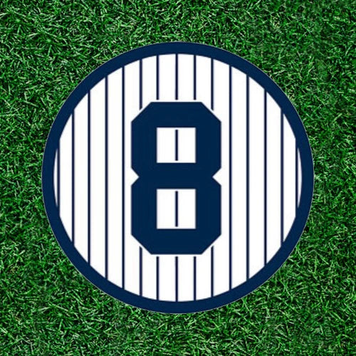 Yankees Yogi Berra #8 100% waterproof vinyl sticker decal - several sizes