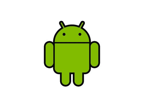 Android mascot robot 100% waterproof vinyl sticker - many sizes and colors