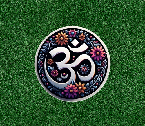 Hindu Indian Om meditation symbol waterproof vinyl decal sticker - many sizes