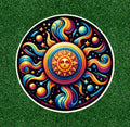 Beautiful Celstial Sun 100% waterproof vinyl sticker decal - many sizes