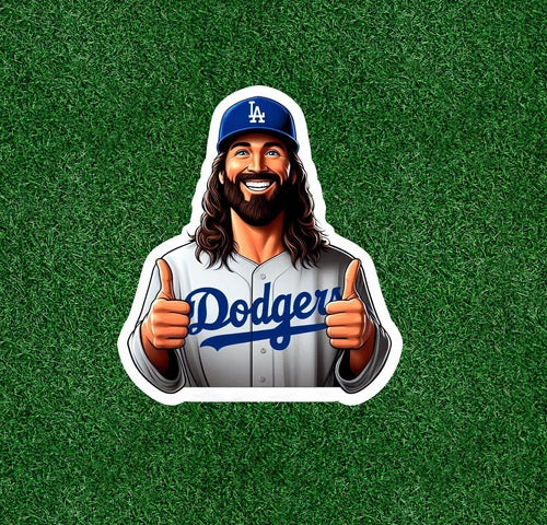 Jesus is a Los Angeles Fan! 100% waterproof vinyl sticker decal - several sizes