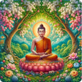 The Buddha Siddhartha Gautama 100% waterproof vinyl decal sticker - many sizes