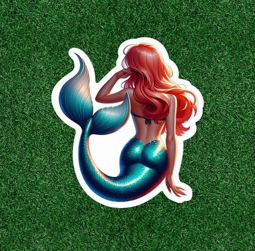 Beautiful Mermaid 100% waterproof vinyl sticker decal - many sizes available