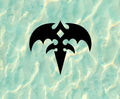 Queensryche Triryche design vinyl waterproof sticker - several sizes and colors
